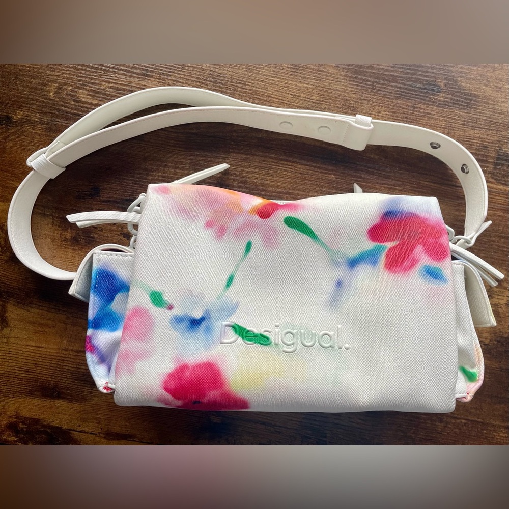 Desigual Liquid Flower Habana Shoulder/Crossbody Bag